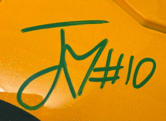 Jordan Love Signed Green Bay Packers Full Size Authentic SpeedFlex Helmet 2 BAS