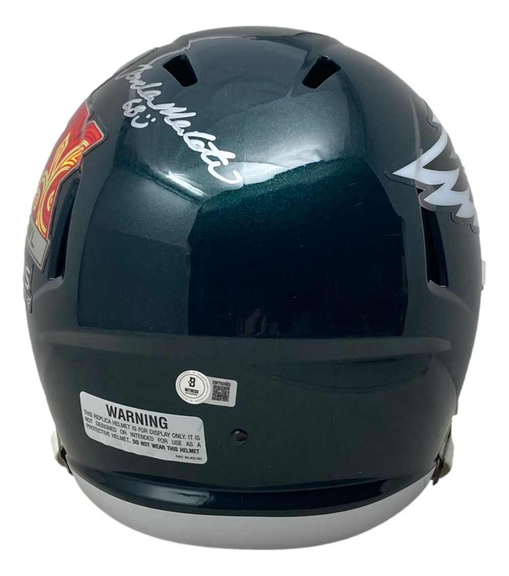 Jordan Mailata Signed Philadelphia Eagles FS Super Bowl 59 Replica Helmet BAS