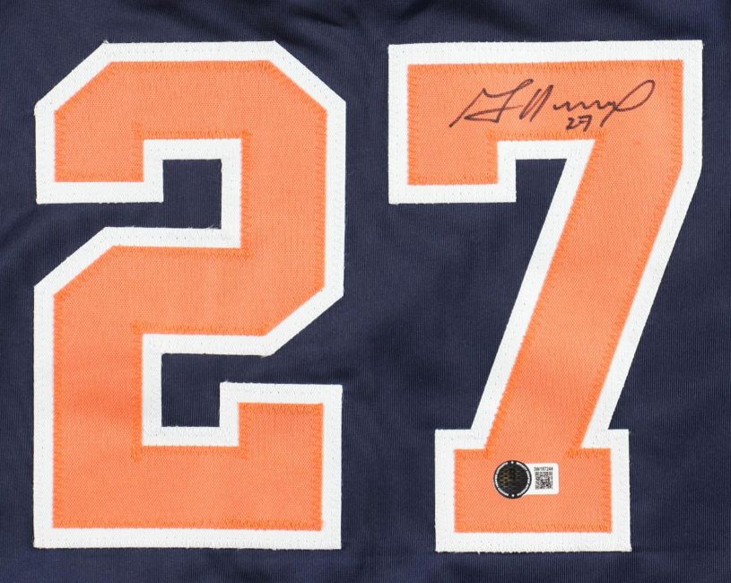 Jose Altuve Houston Signed Navy Baseball Jersey BAS