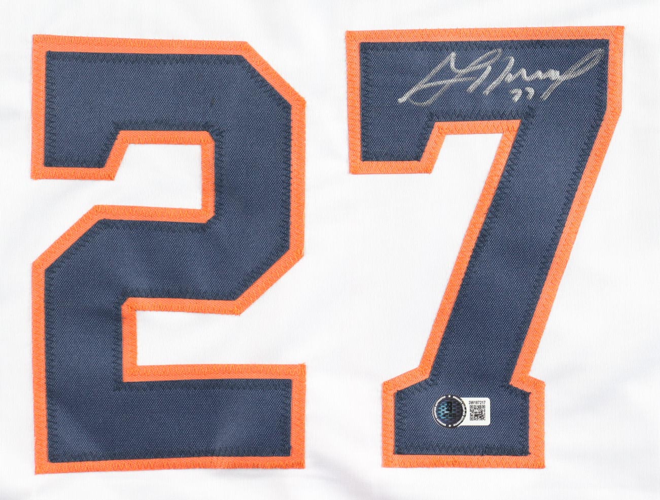 Jose Altuve Houston Signed White Baseball Jersey BAS