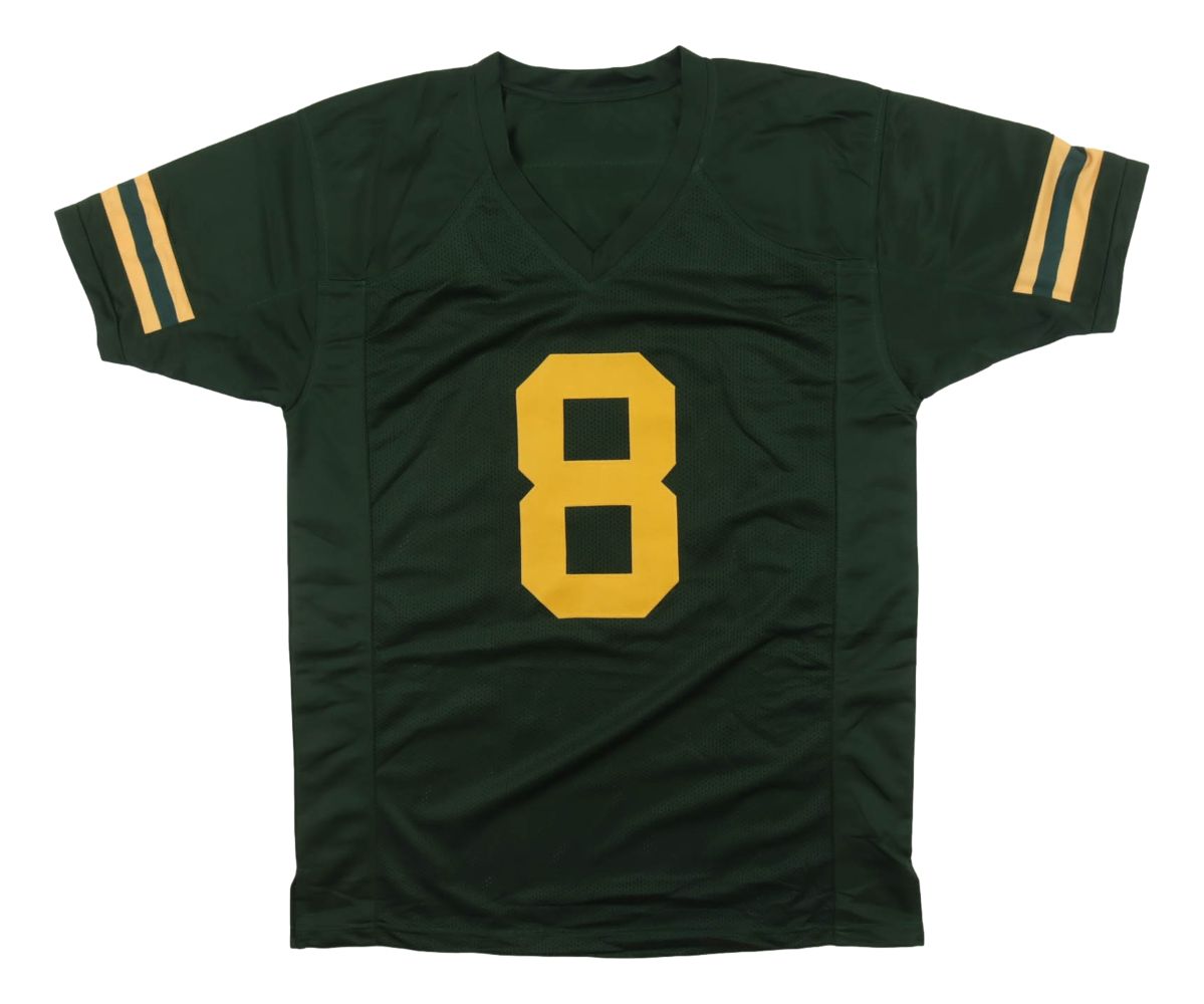 Josh Jacobs Green Bay Signed Alternate Green Football Jersey BAS