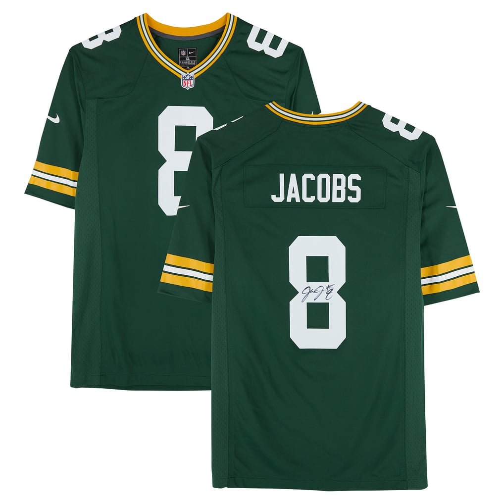 Josh Jacobs Autographed Green Bay Packers Green Nike Game Jersey Fanatics