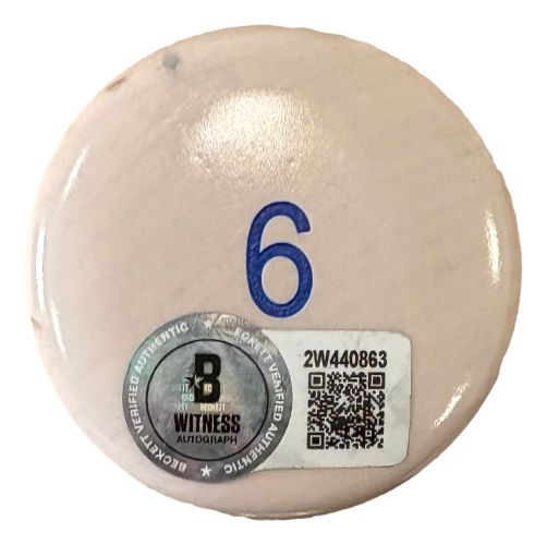 Josh Jung Texas Rangers Signed Marucci Game Model Baseball Bat 23 WS Champs BAS