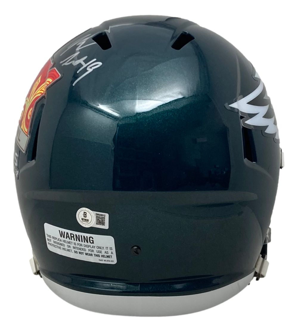 Josh Sweat Signed Philadelphia Eagles FS Super Bowl 59 LIX Replica Helmet BAS