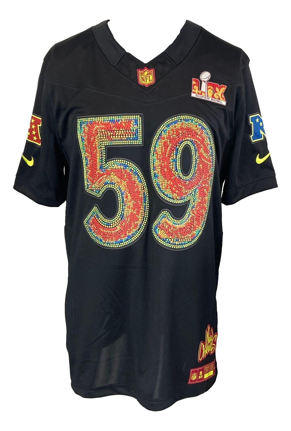 Josh Sweat Signed Eagles Super Bowl 59 LIX Nike Limited Jersey 2.5 Sacks BAS