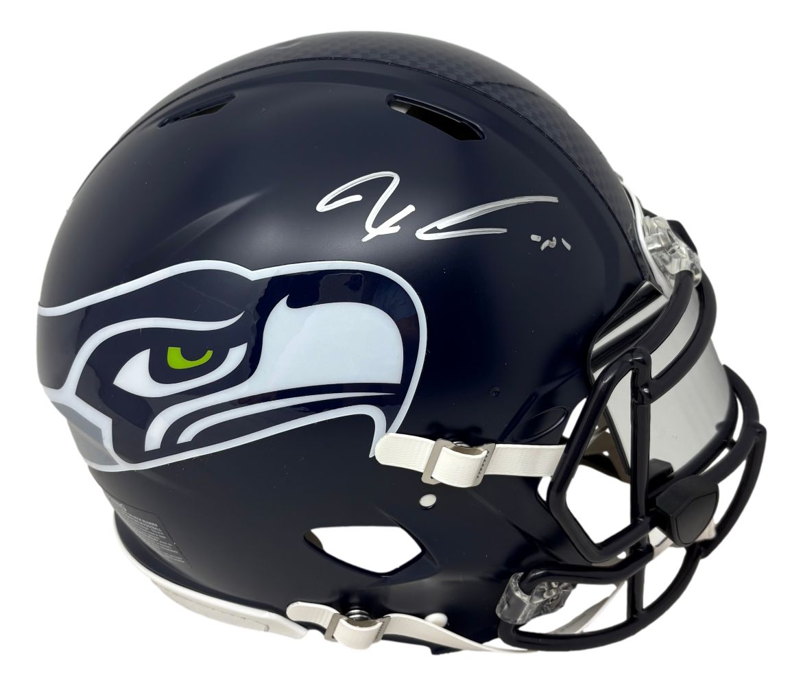 Jaxon Smith-Njigba Signed Seahawks FS SB LX Auth Speed Helmet w/ Visor Fanatics