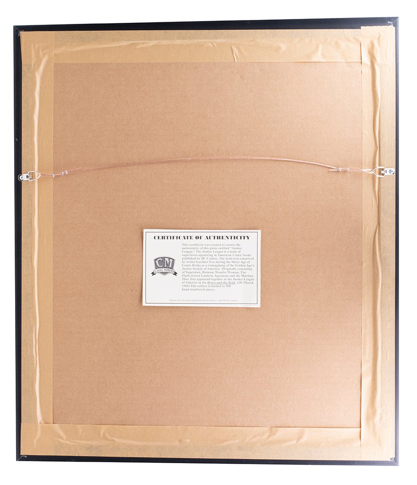 Justice League 12x16 Framed DC Comic Limited Edition Giclee - Sports Integrity