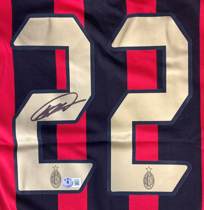 Kaka Signed AC Milan Red Adidas Soccer Jersey BAS