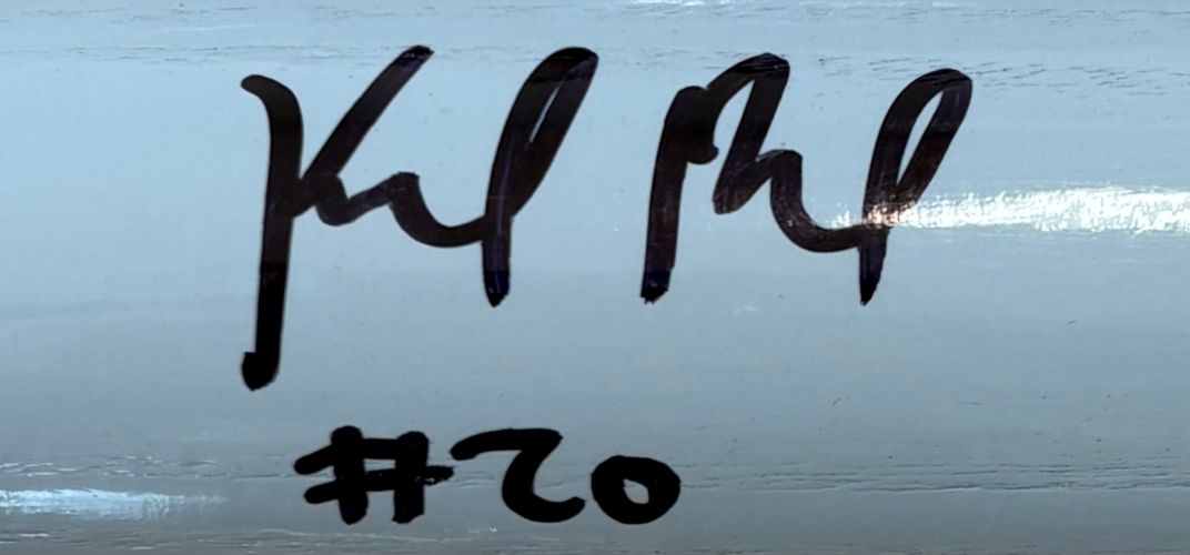 Keibert Ruiz Washington Nationals Signed Rawlings Baseball Bat BAS