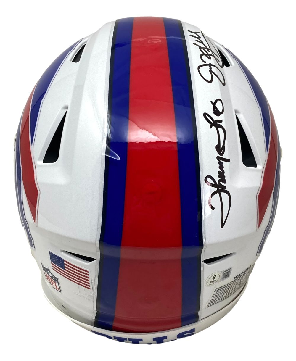 Kelly Thomas Reed Signed Bills FS Authentic SpeedFlex Helmet Bills Dynasty 2 BAS