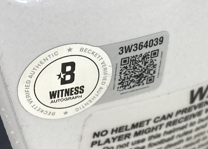 Kelly Thomas Reed Signed Bills FS Authentic SpeedFlex Helmet Bills Dynasty 2 BAS