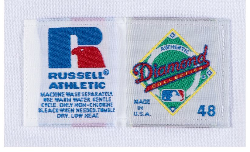 Ken Griffey Jr 90s Signed Mariners Russell Athletic Authentic Jersey BAS+PSA LOA