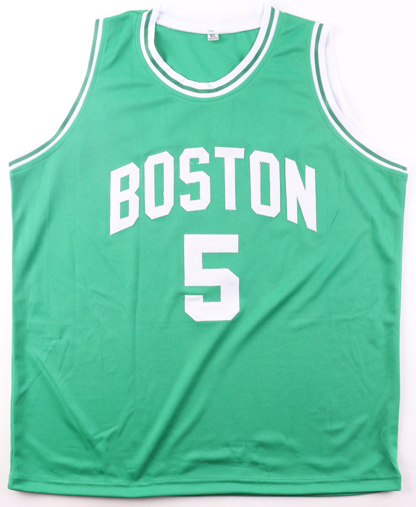 Kevin Garnett Boston Signed Green Basketball Jersey JSA QR