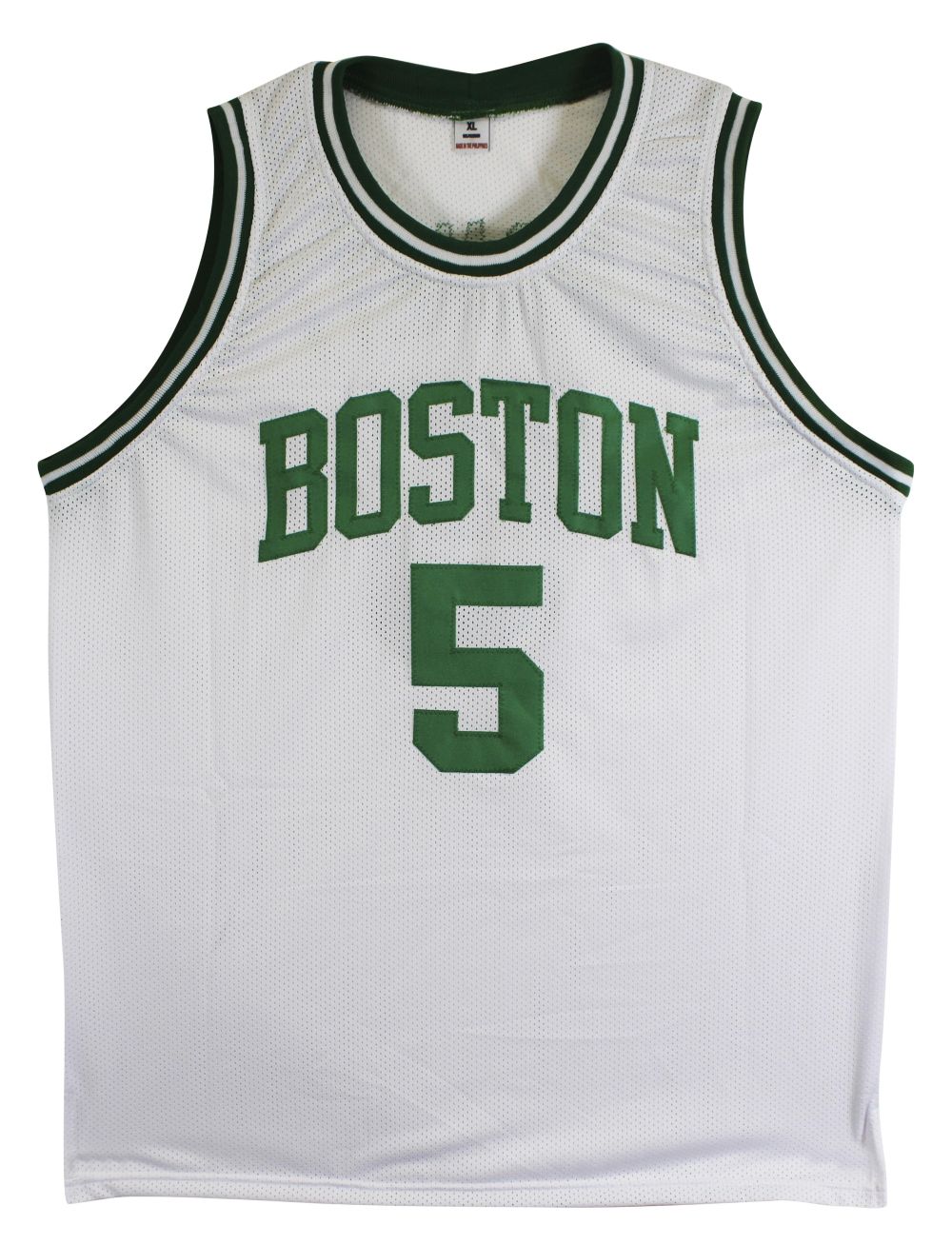 Kevin Garnett Boston Signed White Basketball Jersey JSA QR