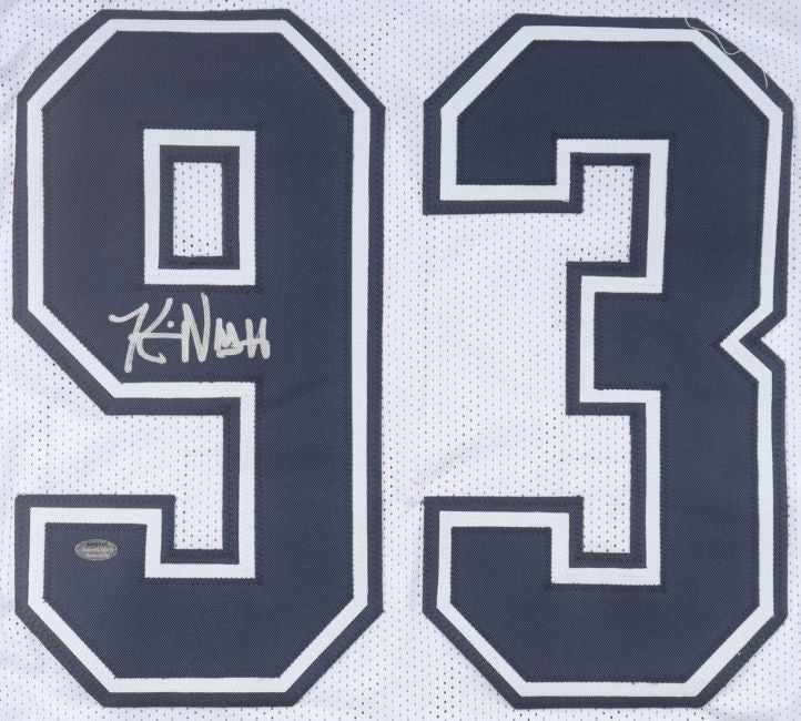 Kevin Nash The Longest Yard Signed White Engleheart Football Jersey Schwartz
