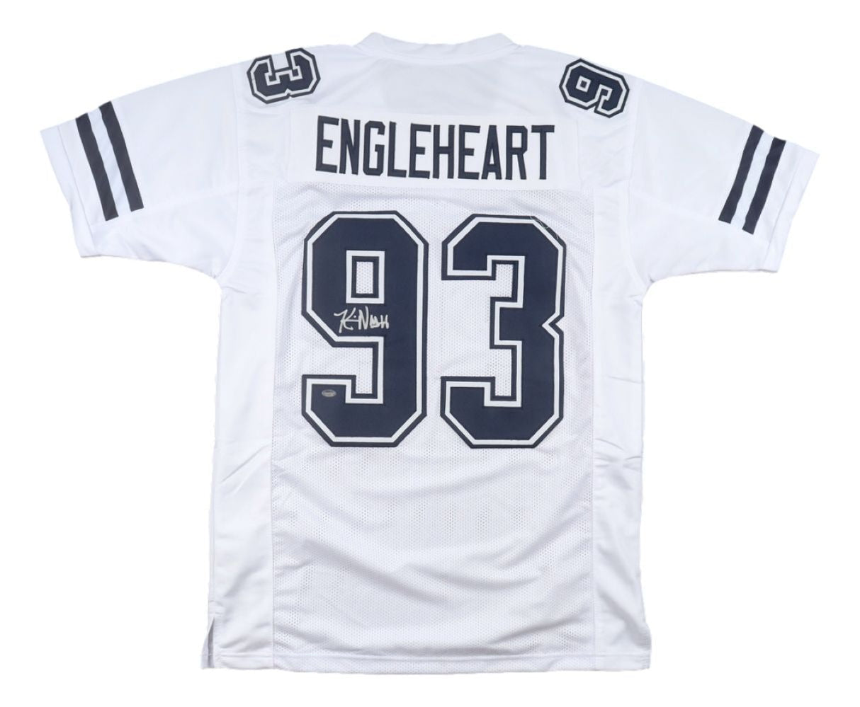 Kevin Nash The Longest Yard Signed White Engleheart Football Jersey Schwartz