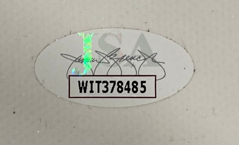 AS-IS Khabib Nurmagomedov Signed Framed 16x20 MMA Canvas JSA ITP