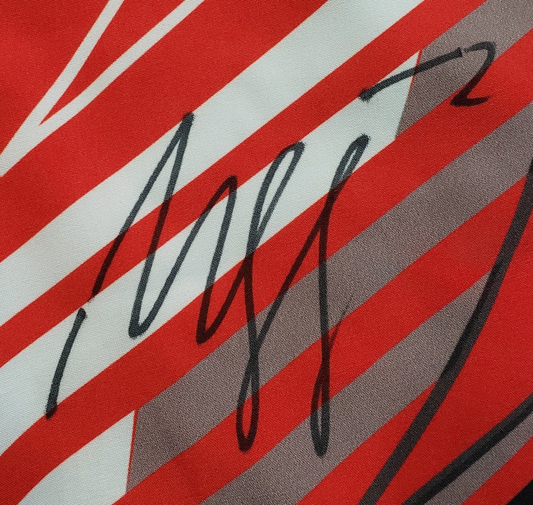 Khamzat Chimaev Signed Red UFC Fight Trunks PSA ITP - Sports Integrity