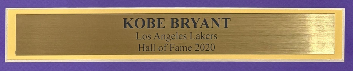 Kobe Bryant Signed Framed 16x20 Los Angeles Lakers Photo vs 76ers PSA/DNA