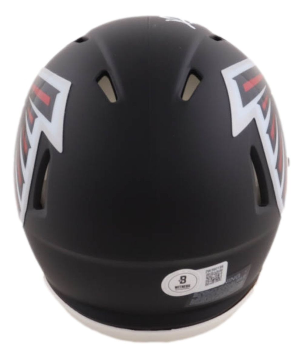 Kyle Pitts Signed Atlanta Falcons Mini Speed Helmet BAS