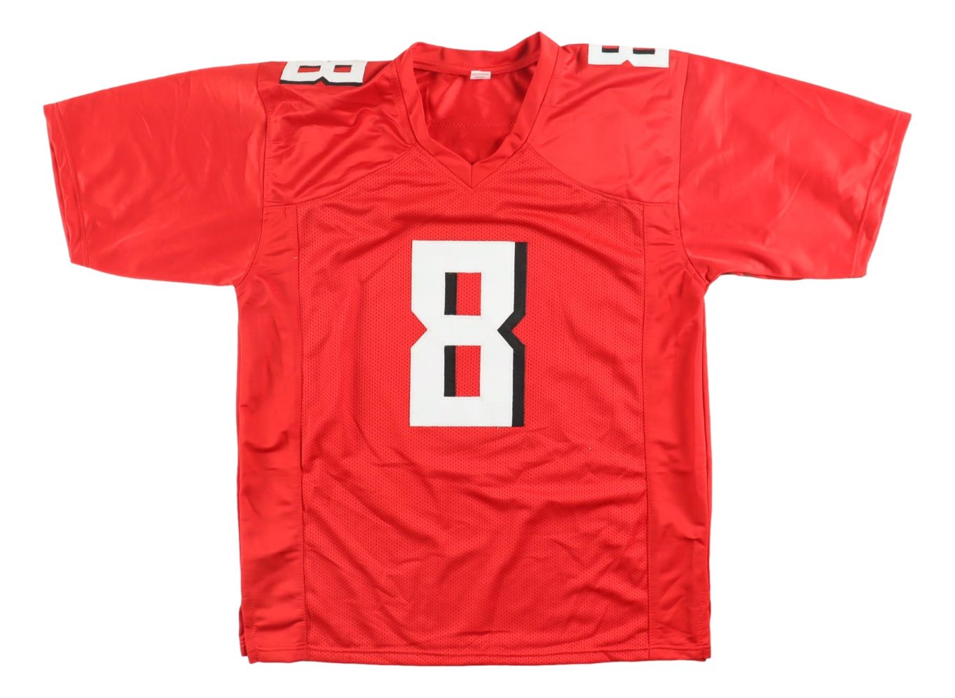 Kyle Pitts Atlanta Signed Red Football Jersey BAS