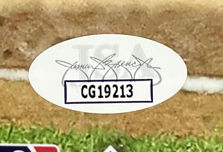 Kyle Schwarber Signed Framed 16x20 Philadelphia Philles Blue Jersey Photo JSA