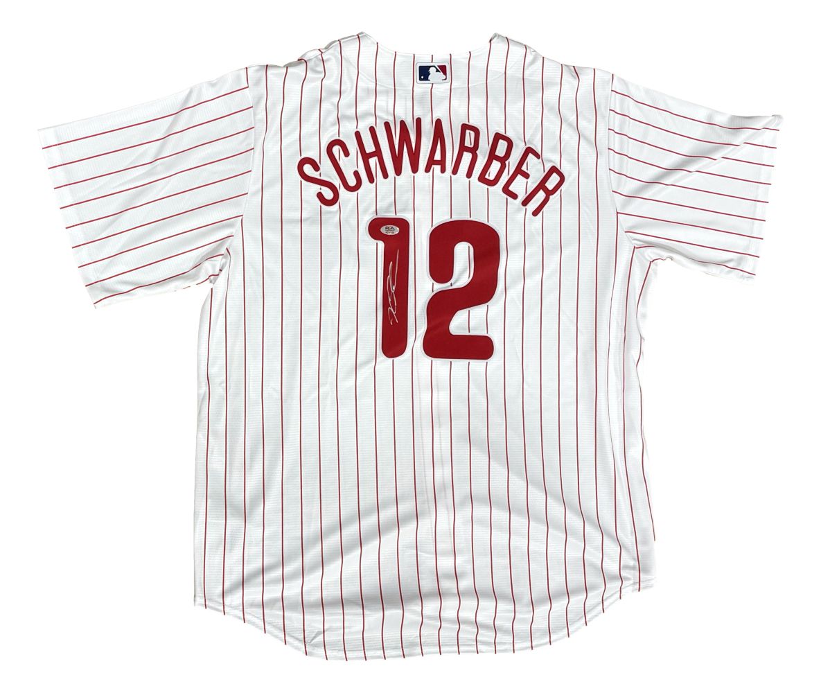 Kyle Schwarber Signed Philadelphia Philles Nike Replica Jersey PSA/DNA