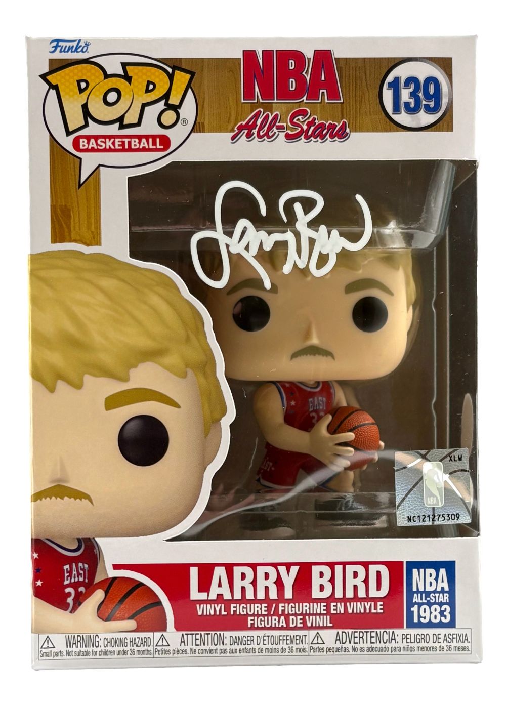 Larry Bird Signed Boston Celtics All-Star Funko Pop #139 Bird+PSA/DNA