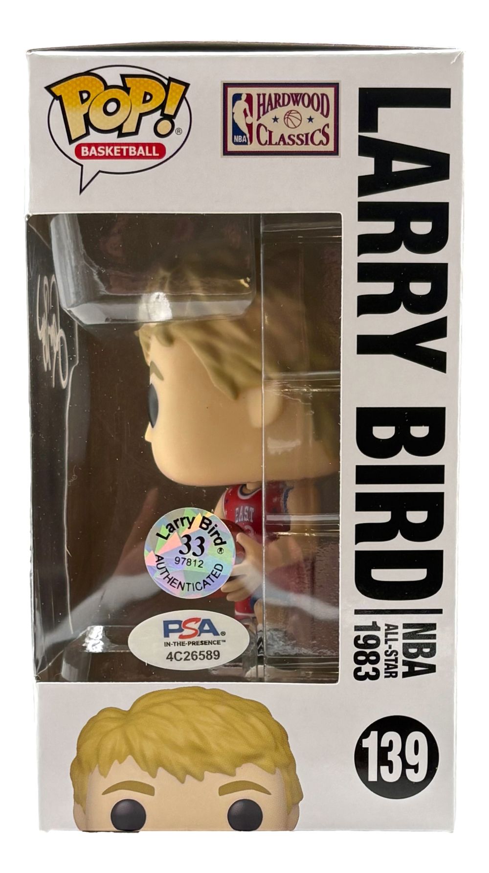 Larry Bird Signed Boston Celtics All-Star Funko Pop #139 Bird+PSA/DNA