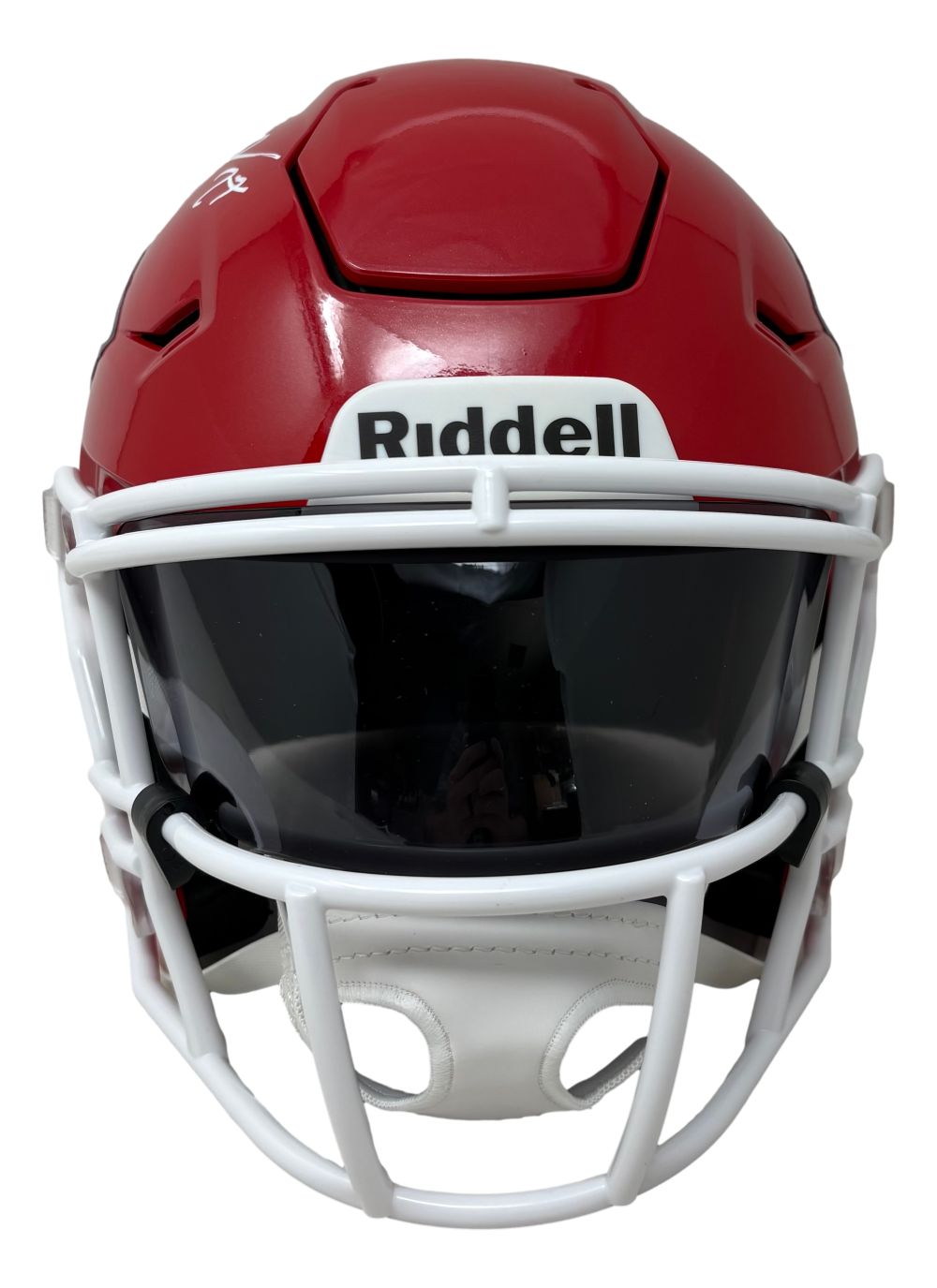 Larry Johnson Signed Kansas City Chiefs MIDI SpeedFlex Helmet JSA QR