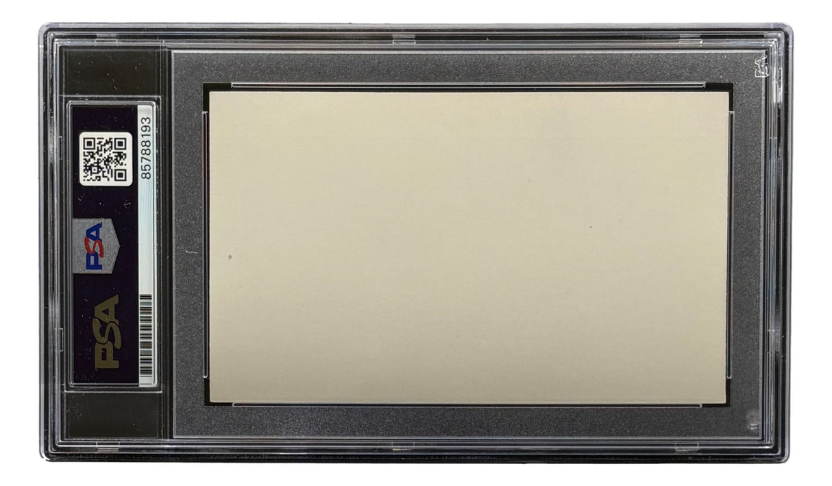 Lefty Grove Philadelphia Athletics Signed In Black Index Card PSA/DNA
