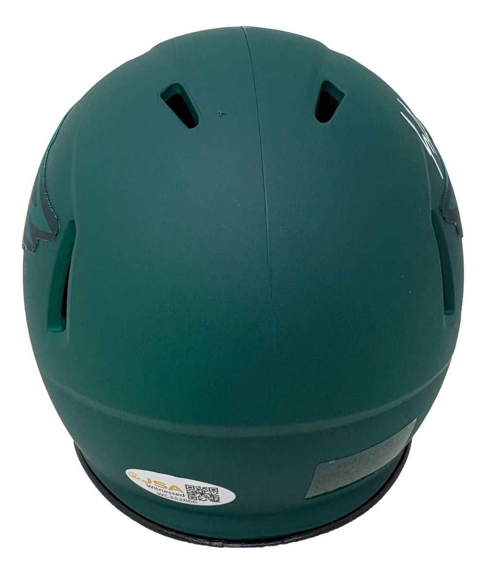 LeGarrette Blount Signed Philadelphia Eagles Rave Mini Speed Helmet JSA QR