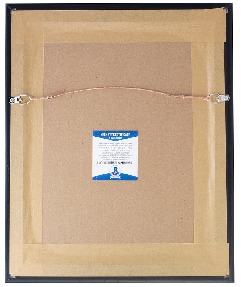 LeRoy Neiman Signed Framed 8x10 Photo BAS - Sports Integrity