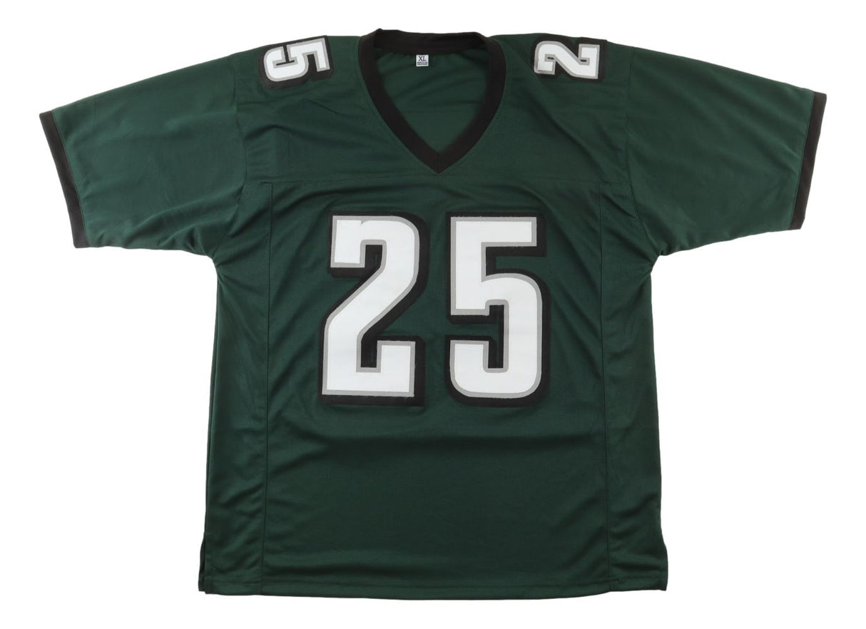LeSean McCoy Philadelphia Signed Green Football Jersey JSA QR Hologram