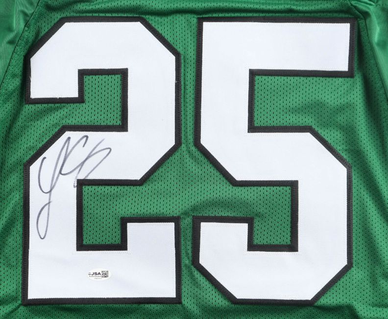 LeSean McCoy Philadelphia Signed Kelly Green Pro-Cut Jersey JSA QR