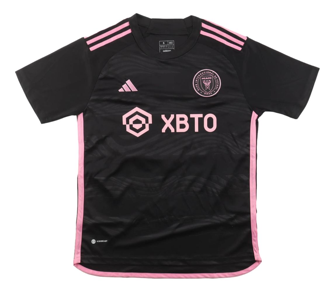 Lionel Messi Signed Inter Miami Black Adidas Soccer Jersey BAS AE22248