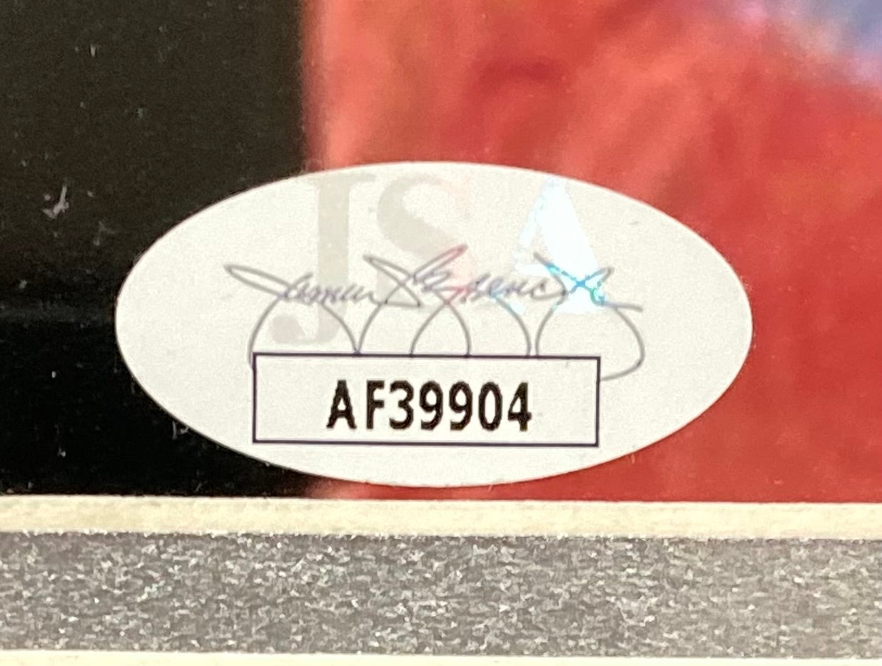 Michael J Fox & Lloyd Signed Framed 16x20 Back to the Future Camera Photo BASJSA