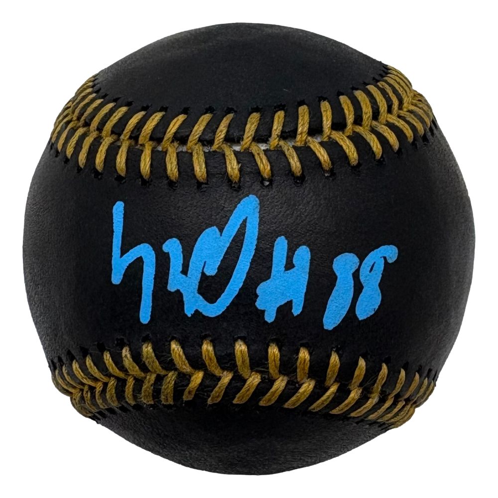 Luis Robert New York Mets Signed Official MLB Black Leather Baseball BAS