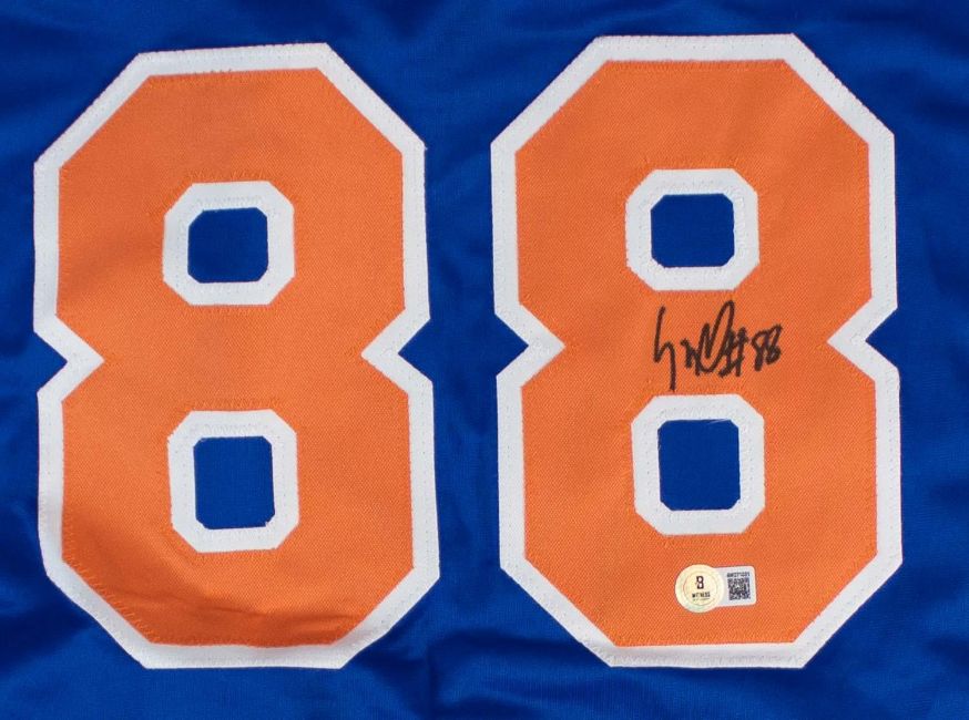 Luis Robert New York Signed Blue Baseball Jersey BAS