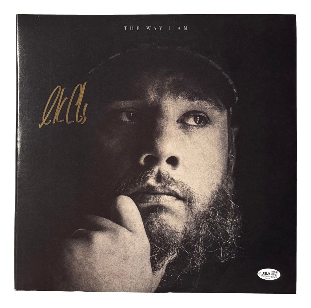 Luke Combs Signed The Way I Am Vinyl Record Cover JSA QR