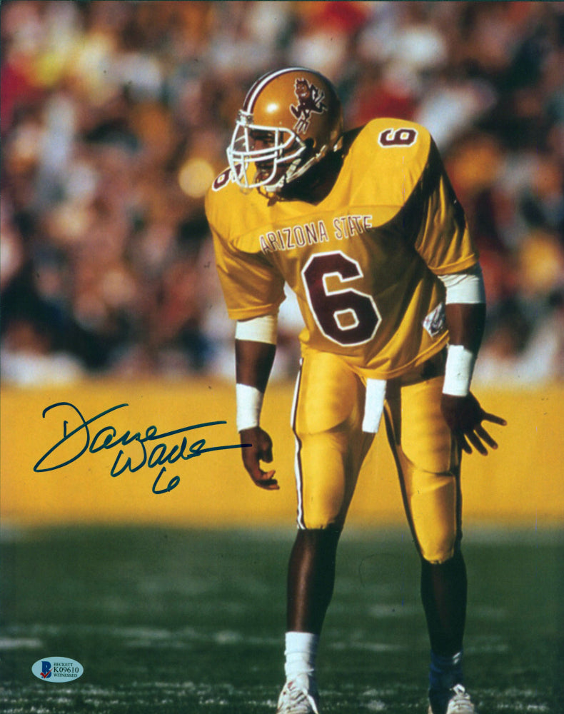 Arizona State Darren Woodson Authentic Signed 11x14 Photo BAS Witnessed 1