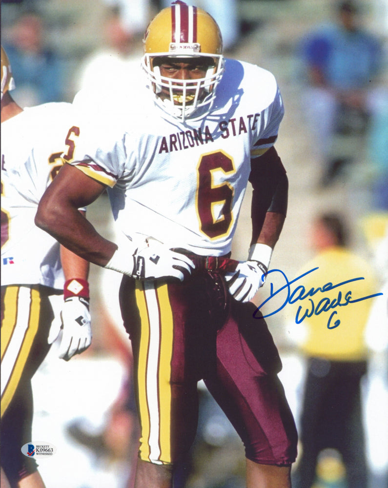 Arizona State Darren Woodson Authentic Signed 11x14 Photo BAS Witnessed 2