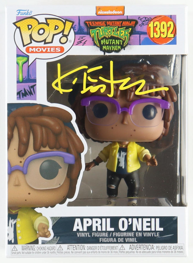 Kevin Eastman Signed "Teenage Mutant Ninja Turtles" Mutant Mayhem #1392 April O'Neil Funko Pop! Vinyl Figure (PA)