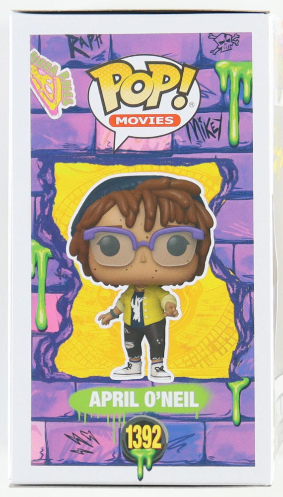 Kevin Eastman Signed "Teenage Mutant Ninja Turtles" Mutant Mayhem #1392 April O'Neil Funko Pop! Vinyl Figure (PA)