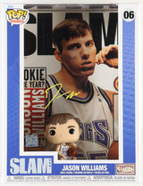 Jason Williams Signed Kings #55 NBA SLAM Funko Pop! Cover Vinyl Figure (Beckett) (See Description)