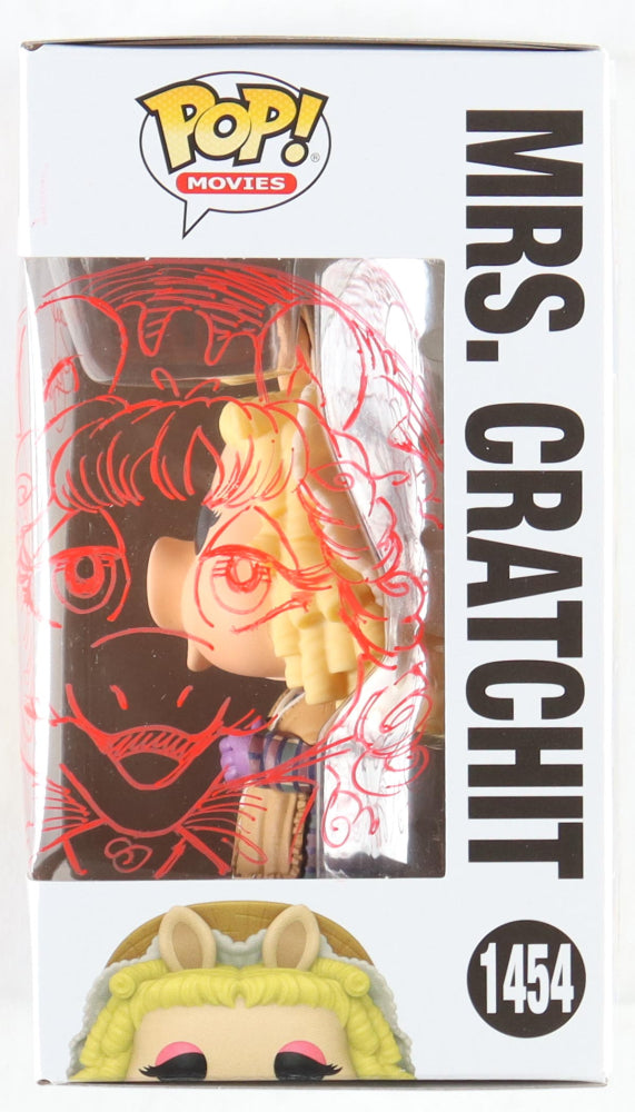 Guy Gilchrist Signed Miss Piggy "The Muppet Christmas Carol" #1454 Funko Pop! with Hand Drawn Character Sketch (PA)