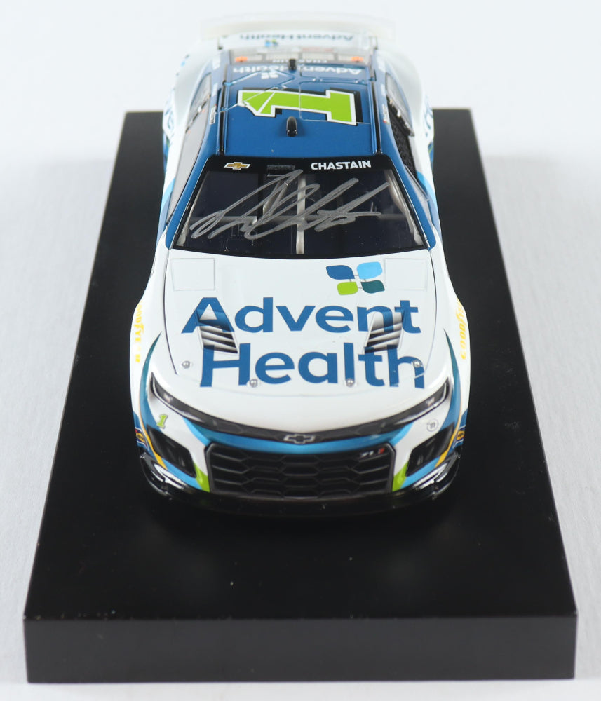 Ross Chastain Signed 2023 AdventHealth #1 Diecast Car | 1:24 NASCAR