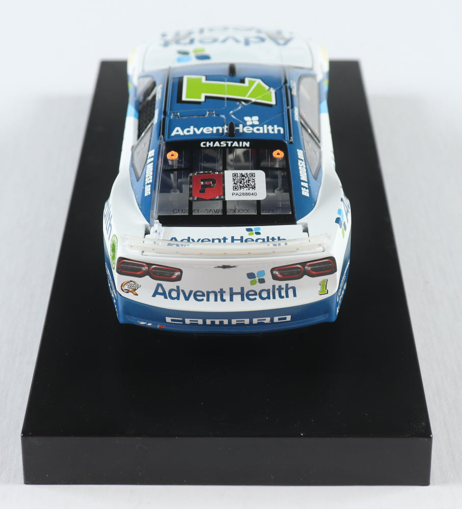 Ross Chastain Signed 2023 AdventHealth #1 Diecast Car | 1:24 NASCAR