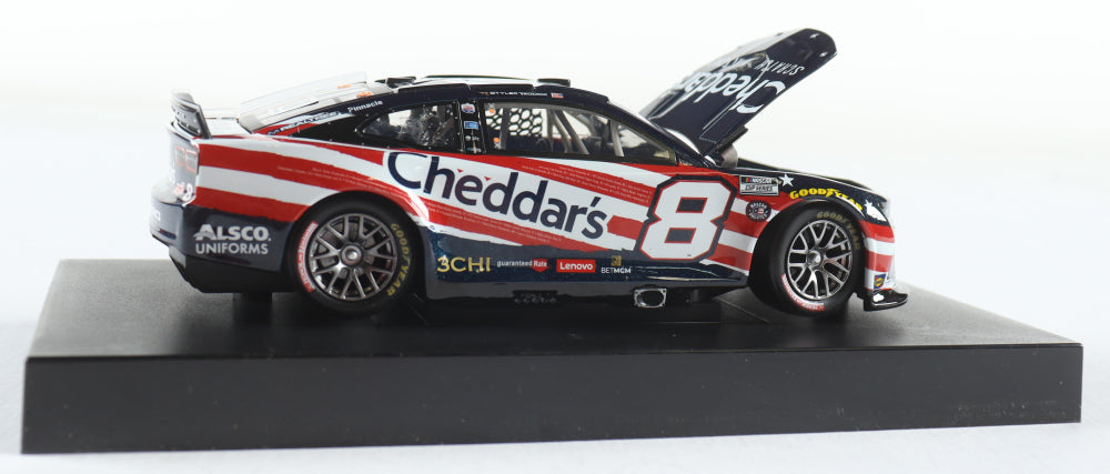 Tyler Reddick Signed 2022 #8 Cheddar Salutes Die-Cast 1:24 Car (Limited Edition)
