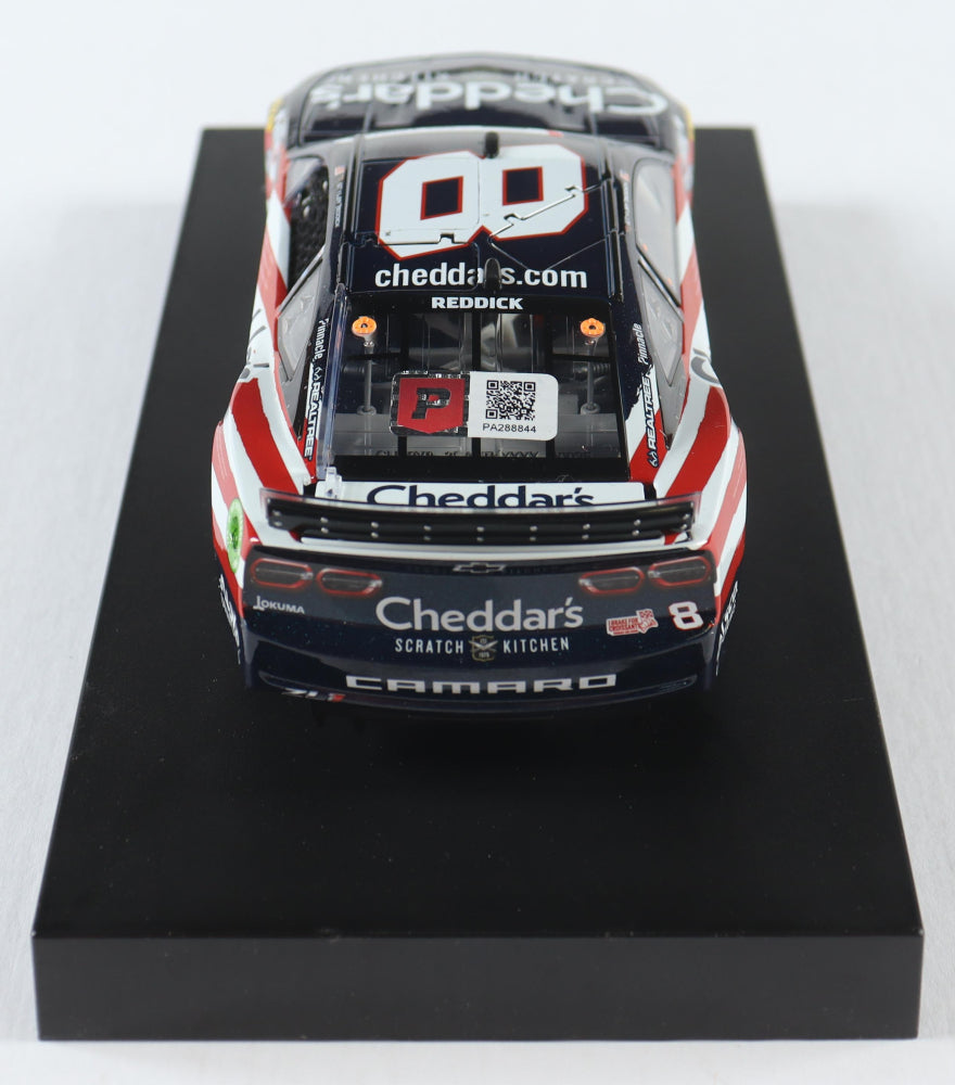 Tyler Reddick Signed 2022 #8 Cheddar Salutes Die-Cast 1:24 Car (Limited Edition)